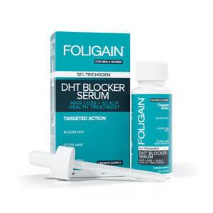 FOLIGAIN Hair Regrowth DHT Blocker Serum with 12% Trichogen® - FOLIGAIN EUROPE