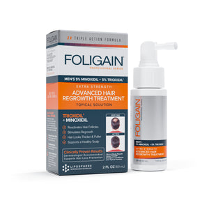 FOLIGAIN Advanced Hair Regrowth For Men Minoxidil 5% + Trioxidil 5% - FOLIGAIN EUROPE